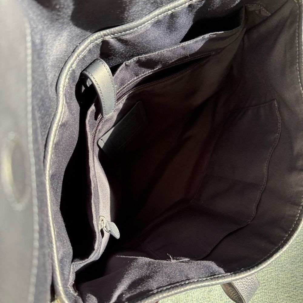 Coach M2161 Hamilton Portfolio Briefcase Tote in Signature Canvas, Blue NWOT - Picture 15 of 16